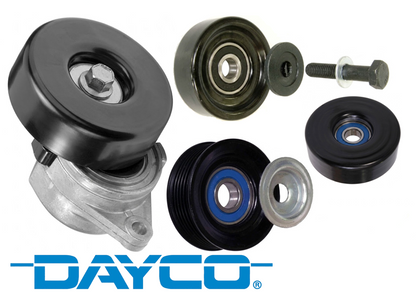 DAYCO AUTOMATIC BELT TENSIONER AND PULLEY KIT TO SUIT FORD FAIRLANE AU WINDSOR OHV MPFI 5.0L V8