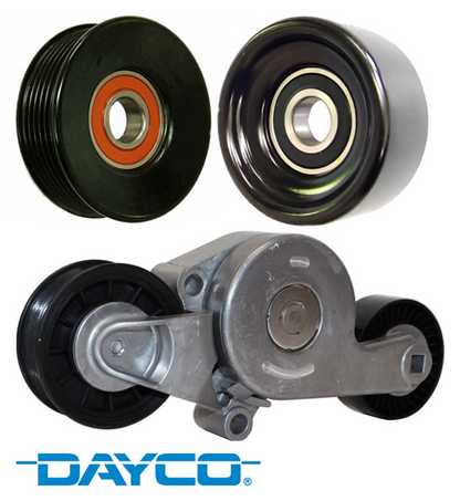 DAYCO AUTOMATIC BELT TENSIONER AND PULLEY KIT TO SUIT FORD MPFI SOHC 4.0L I6