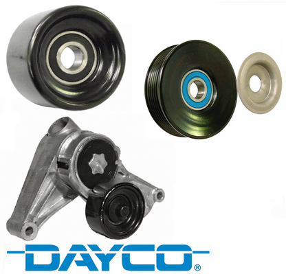 DAYCO AUTOMATIC BELT TENSIONER AND PULLEY KIT TO SUIT HOLDEN STATESMAN VS WH WK L67 SUPERCHARGED 3.8L V6