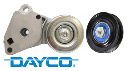 DAYCO AUTOMATIC BELT TENSIONER AND PULLEY KIT TO SUIT MITSUBISHI 4D56T TURBO DIESEL 2.5L I4
