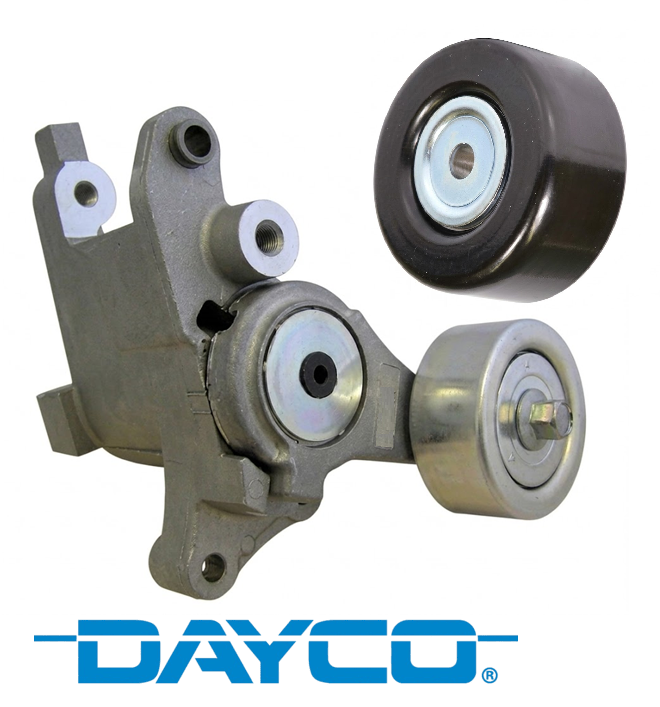 DAYCO AUTOMATIC BELT TENSIONER AND PULLEY KIT TO SUIT TOYOTA 1KD-FTV 2KD-FTV 2.5L 3.0L I4