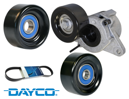 DAYCO COMPLETE SERPENTINE BELT KIT TO SUIT NISSAN NAVARA D40 YD25DDTI TURBO DIESEL 2.5L I4