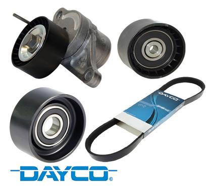 DAYCO COMPLETE SERPENTINE BELT KIT TO SUIT NISSAN NAVARA NP300 D23 YS23DDT YS23DDTT TWIN TURBO DIESEL 2.3L I4