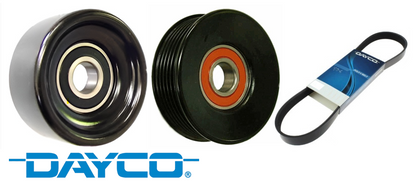 DAYCO DRIVE BELT & PULLEY KIT TO SUIT FORD FALCON AU MPFI SOHC 4.0L I6