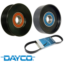 DAYCO DRIVE BELT & PULLEY KIT TO SUIT FORD FAIRLANE BF BARRA 190 4.0L I6