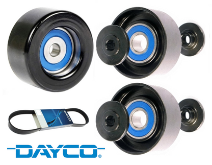 DAYCO DRIVE BELT & PULLEY KIT TO SUIT TOYOTA PRADO GRJ150R GRJ151R 1GR-FE 4.0L V6