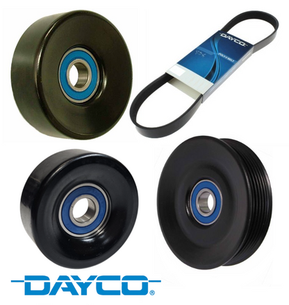 DAYCO DRIVE BELT & PULLEY KIT TO SUIT FORD FAIRMONT EB ED EF EL WINDSOR OHV MPFI 5.0L V8