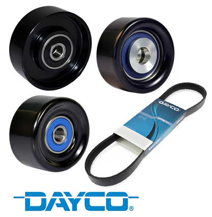 DAYCO DRIVE BELT & PULLEY KIT TO SUIT TOYOTA PRADO KDJ120R 1KD-FTV TURBO DIESEL 3.0 I4