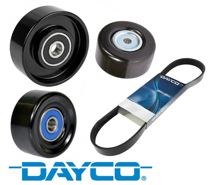 DAYCO DRIVE BELT & PULLEY KIT TO SUIT TOYOTA HILUX KUN16R KUN26R 1KD-FTV TURBO DIESEL 3.0L I4