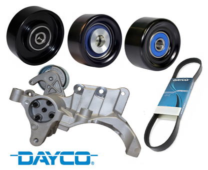 DAYCO COMPLETE SERPENTINE BELT KIT TO SUIT TOYOTA PRADO KDJ120R 1KD-FTV TURBO DIESEL 3.0 I4