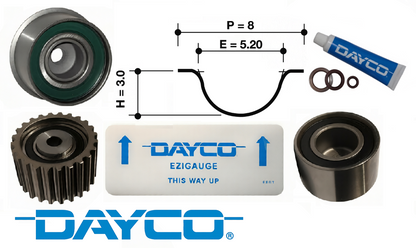 DAYCO TIMING BELT KIT TO SUIT SUBARU LIBERTY BE BH BL BP EJ202 EJ251 2.0L 2.5L F4