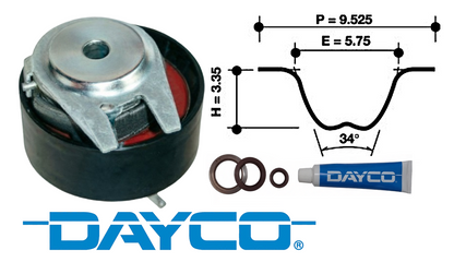 DAYCO TIMING BELT KIT TO SUIT FORD RANGER PY BF2S TURBO DIESEL 3.0L V6