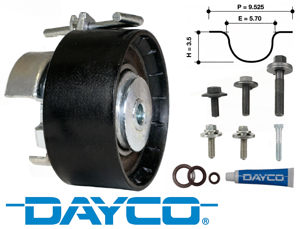 DAYCO TIMING BELT KIT TO SUIT FORD FXJA FYJA SPJA HWDA HXDA 1.4L 1.6L I4