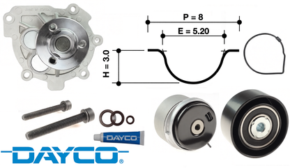 DAYCO TIMING BELT KIT TO SUIT HOLDEN CRUZE JH JG F18D4 A16LET TURBO 1.6L 1.8L I4