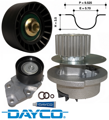DAYCO TIMING BELT KIT TO SUIT HOLDEN BARINA TK F16D3 1.6L I4 SINGLE TOOTH COVER