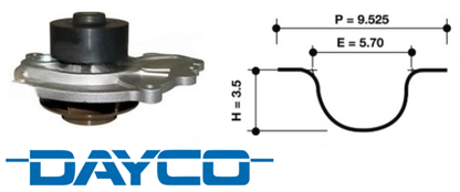 DAYCO TIMING BELT KIT TO SUIT HOLDEN CRUZE JG Z20S1 TURBO DIESEL 2.0L I4