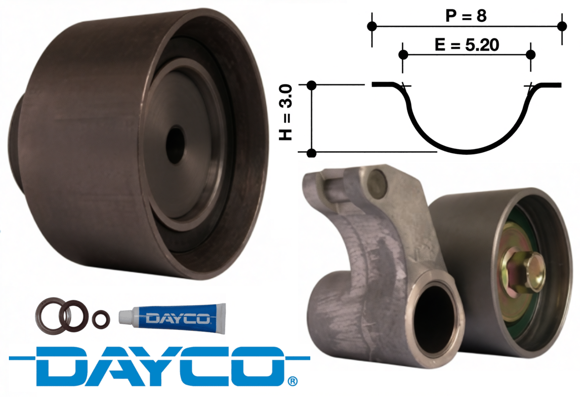 DAYCO TIMING BELT KIT TO SUIT HOLDEN JACKAROO L2 6VD1 3.2L V6 TILL 08/1994