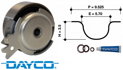 DAYCO TIMING BELT KIT TO SUIT HOLDEN COMBO SB XC C14NZ C14SE Z16SE 1.4L 1.6L I4