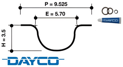 DAYCO TIMING BELT KIT TO SUIT HONDA CIVIC EU ES D17A D17A2 D17Z1 1.7L I4