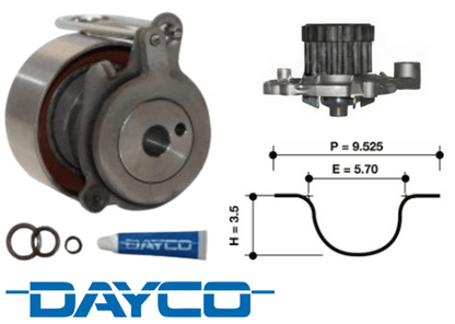 DAYCO TIMING BELT KIT TO SUIT HONDA CIVIC EU ES D17A D17A2 D17Z1 1.7L I4
