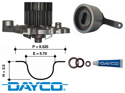 DAYCO TIMING BELT KIT TO SUIT HONDA HR-V GH D16W1 D16W5 1.6L I4
