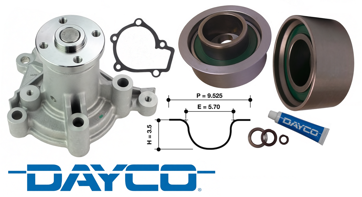 DAYCO TIMING BELT KIT TO SUIT HYUNDAI ELANTRA XD G4GC 2.0L I4