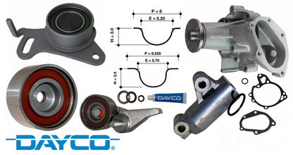 DAYCO TIMING BELT KIT TO SUIT MITSUBISHI 4D56T TURBO DIESEL 2.5L I4