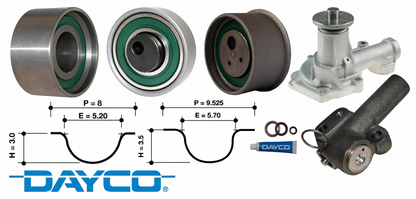 DAYCO TIMING BELT KIT TO SUIT MITSUBISHI STARWAGON WA 4G64 2.4L I4 PA4W CHASSIS