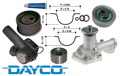 DAYCO TIMING BELT KIT TO SUIT MITSUBISHI 4G63 4G64 2.0L 2.4L I4