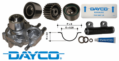 DAYCO TIMING BELT KIT WITH WATER PUMP TO SUIT SUBARU IMPREZA GC EJ207 TURBO 2.0L F4