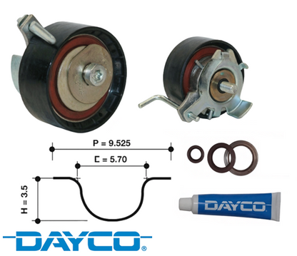 DAYCO TIMING BELT KIT TO SUIT FORD ESCAPE ZG M8MA M9MA TURBO 1.5L I4
