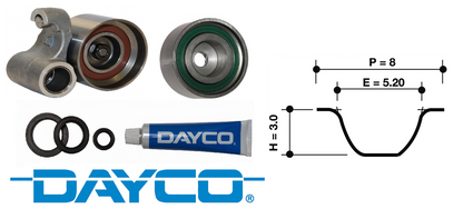 DAYCO TIMING BELT KIT TO SUIT TOYOTA LANDCRUISER UZJ200R 2UZ-FE 4.7L V8