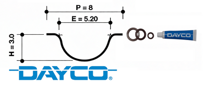DAYCO TIMING BELT KIT TO SUIT VOLKSWAGEN TRANSPORTER T5 AXA 2.0L I4