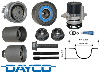 DAYCO TIMING BELT KIT TO SUIT VOLKSWAGEN GOLF MK.6 CBAB CBBB CBDB TURBO DIESEL 2.0L I4