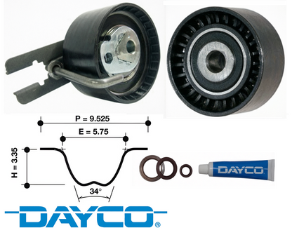DAYCO TIMING BELT KIT TO SUIT FORD FIESTA WS WT HHJE HHJC TURBO DIESEL 1.6L I4