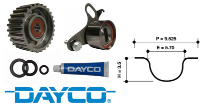 DAYCO TIMING BELT KIT TO SUIT TOYOTA 3L 5L 5L-E DIESEL 2.8L 3.0L I4