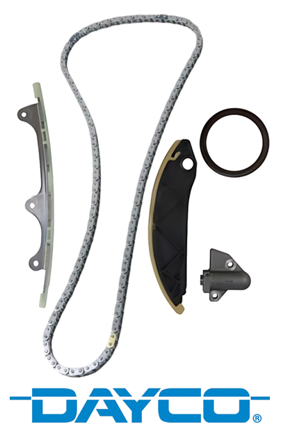 DAYCO TIMING CHAIN KIT WITHOUT GEARS TO SUIT MITSUBISHI PAJERO SPORT QE QF 4N15 TURBO DIESEL 2.4L I4
