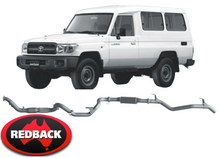 EXTREME DUTY EXHAUST SYSTEM FOR TOYOTA LANDCRUISER HDJ78R 1HD-FTE 4.2L I6 TILL 01/2007 TROOP CARRIER
