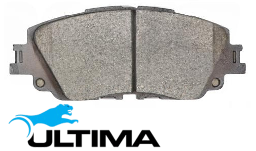 ULTIMA FRONT BRAKE PAD SET TO SUIT TOYOTA RAV4 AXAH52R A25A-FXS 2.5L I4 EXCEPT HYBRID MODEL