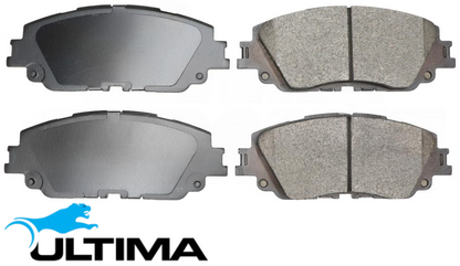 ULTIMA FRONT BRAKE PAD SET TO SUIT TOYOTA CAMRY ASV70R 2AR-FE 2.5L I4