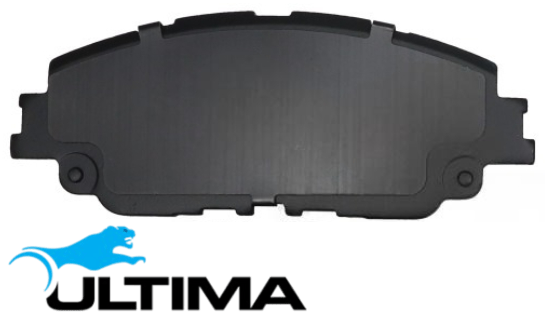 ULTIMA FRONT BRAKE PAD SET TO SUIT TOYOTA RAV4 AXAH52R A25A-FXS 2.5L I4 EXCEPT HYBRID MODEL