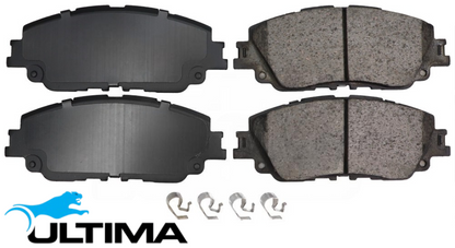 ULTIMA FRONT BRAKE PAD SET TO SUIT TOYOTA RAV4 AXAH52R A25A-FXS 2.5L I4 EXCEPT HYBRID MODEL