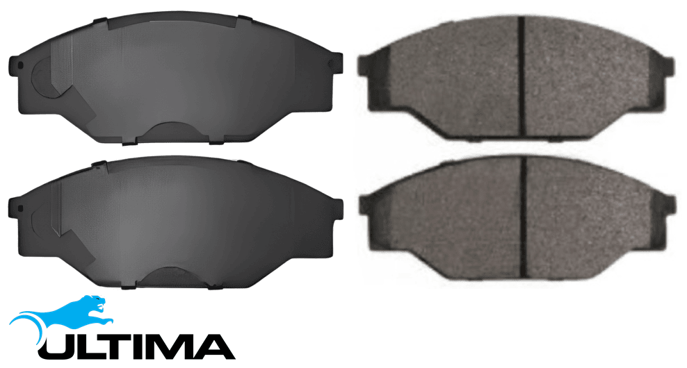 ULTIMA FRONT BRAKE PAD SET TO SUIT TOYOTA HILUX LN86R LN107R LN147R 3L 5L 5L-E 2.8L 3.0L I4
