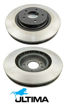 FRONT VENTED DISC BRAKE ROTORS FOR NISSAN SKYLINE V35 VQ25DD VQ30DD VQ35DE 2.5L 3.0L 3.5 V6 OD 324MM