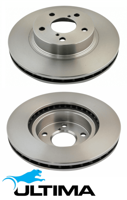 FRONT VENTED DISC BRAKE ROTORS FOR SUBARU IMPREZA GC GF GG GD EJ18E EJ18 EJ15 1.5L 1.8L F4 AWD ONLY