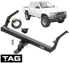 HD TOW BAR & WIRING KIT FOR TOYOTA 1RZ-E 3RZ-FE 5L 5L-E 2L-T 1KZ-TE 2KD-FTV 2.0L 2.4L 2.5 2.7 3.0 I4