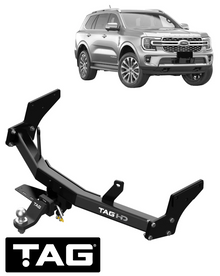 TAG HEAVY DUTY 3-PIECE DESIGN TOW BAR TO SUIT FORD EVEREST UB ECOBLUE YNWS 2.0L I4 FROM 06/2022
