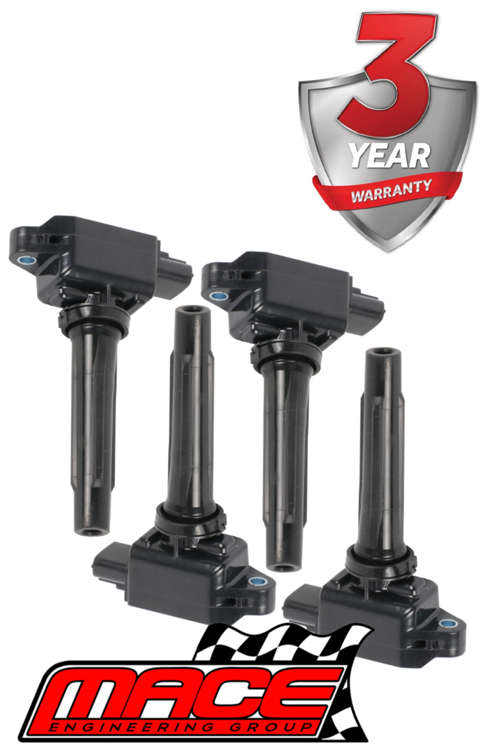 SET OF 4 STANDARD REPLACEMENT IGNITION COIL TO SUIT MAZDA CX-9 TC PY TURBO 2.5L I4