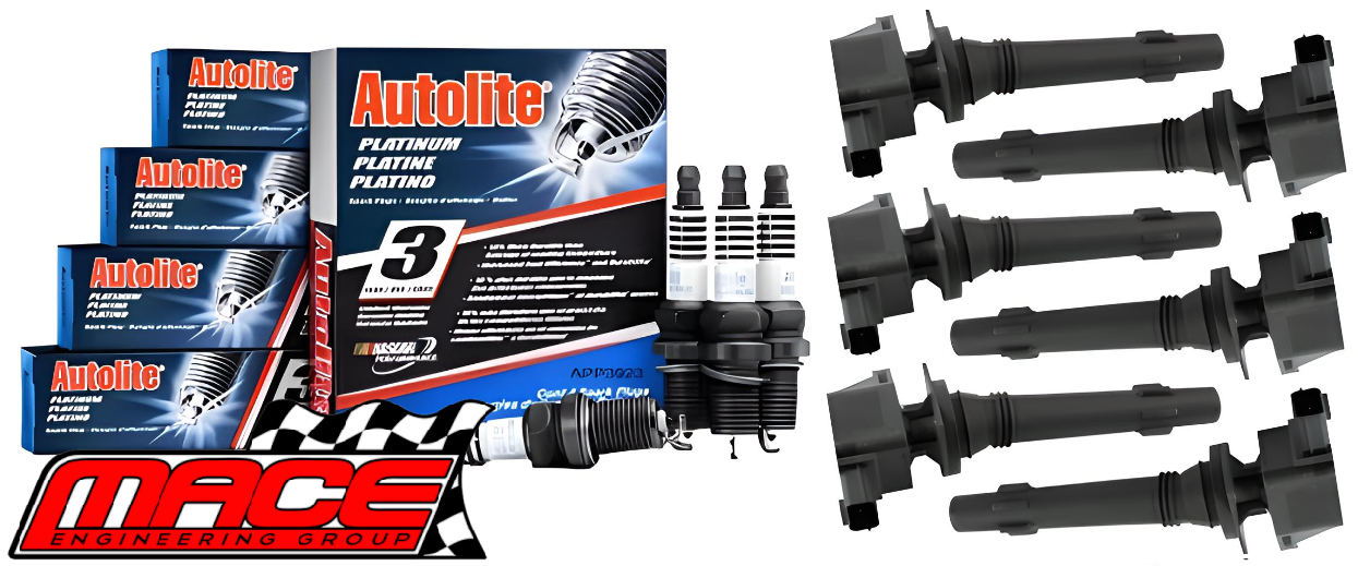 MACE IGNITION SERVICE KIT TO SUIT FORD FALCON FG FG X BARRA 195 ECOLPI 270T TURBO 4.0L I6