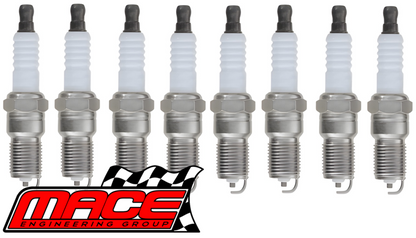 SET OF 8 MACE SPARK PLUGS TO SUIT HSV XU8 VT 304 5.0L V8